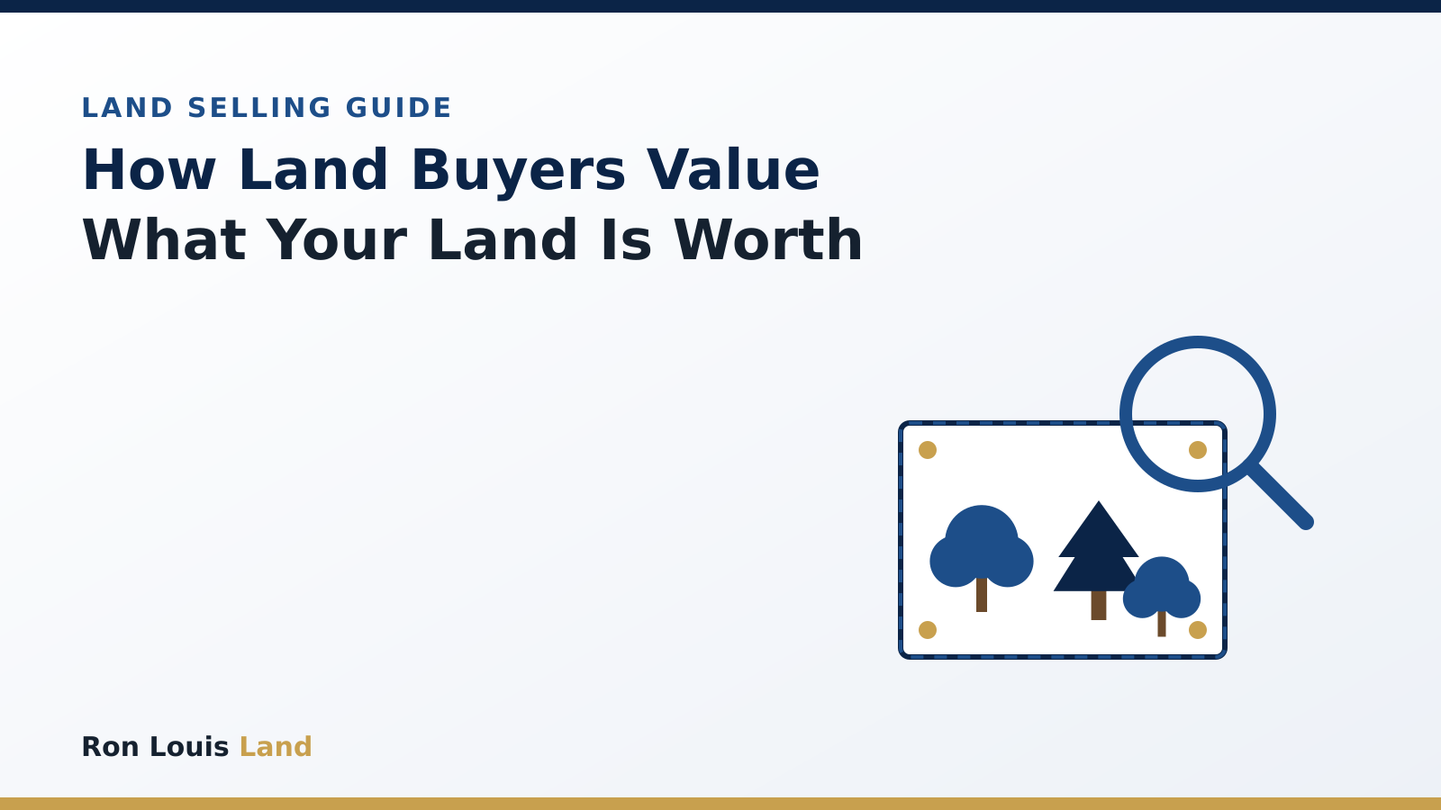 How Land Buying Companies Decide What Your Land Is Worth